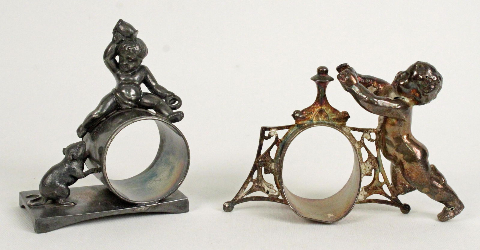 Putti & Mouse and Putti Victorian Napkin Rings (1 of 4)
