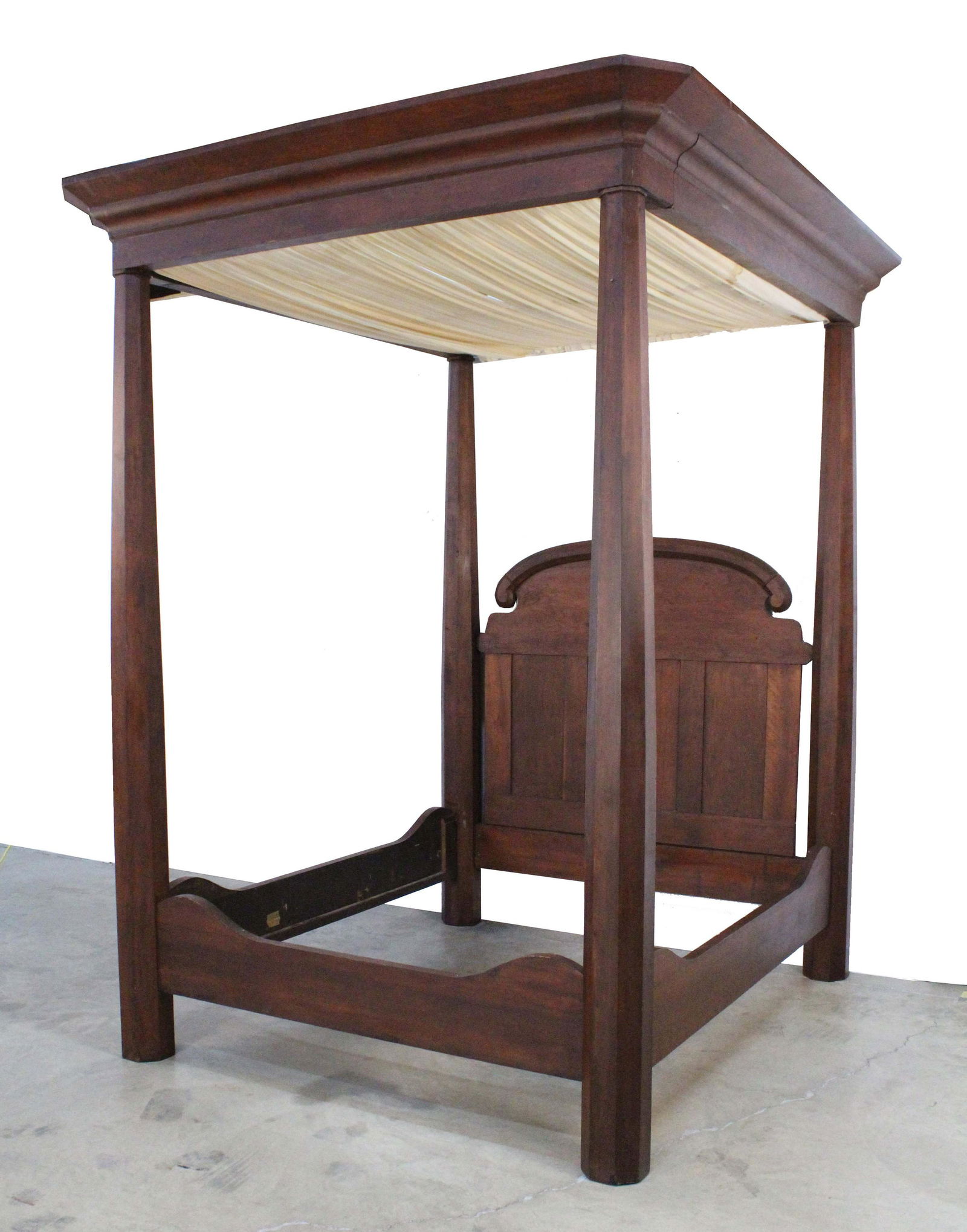1840 Southern Plantation Walnut Tester Bed (1 of 7)