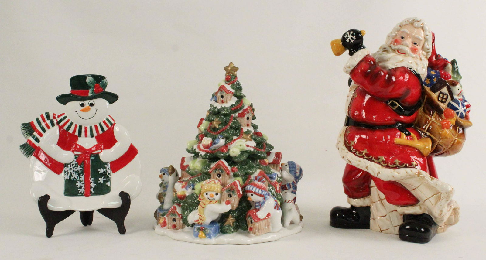Three Ceramic Christmas Decorations (1 of 6)