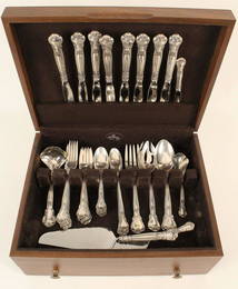 51 Pcs. Gorham Chantilly Sterling Silver Flatware