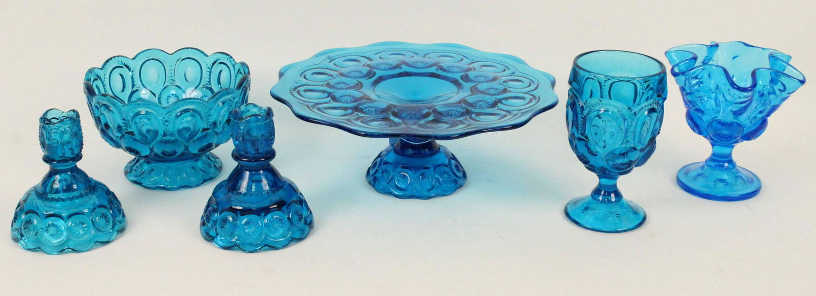 Blue Moon & Star Compote, Bowl, Goblet Etc. (1 of 4)