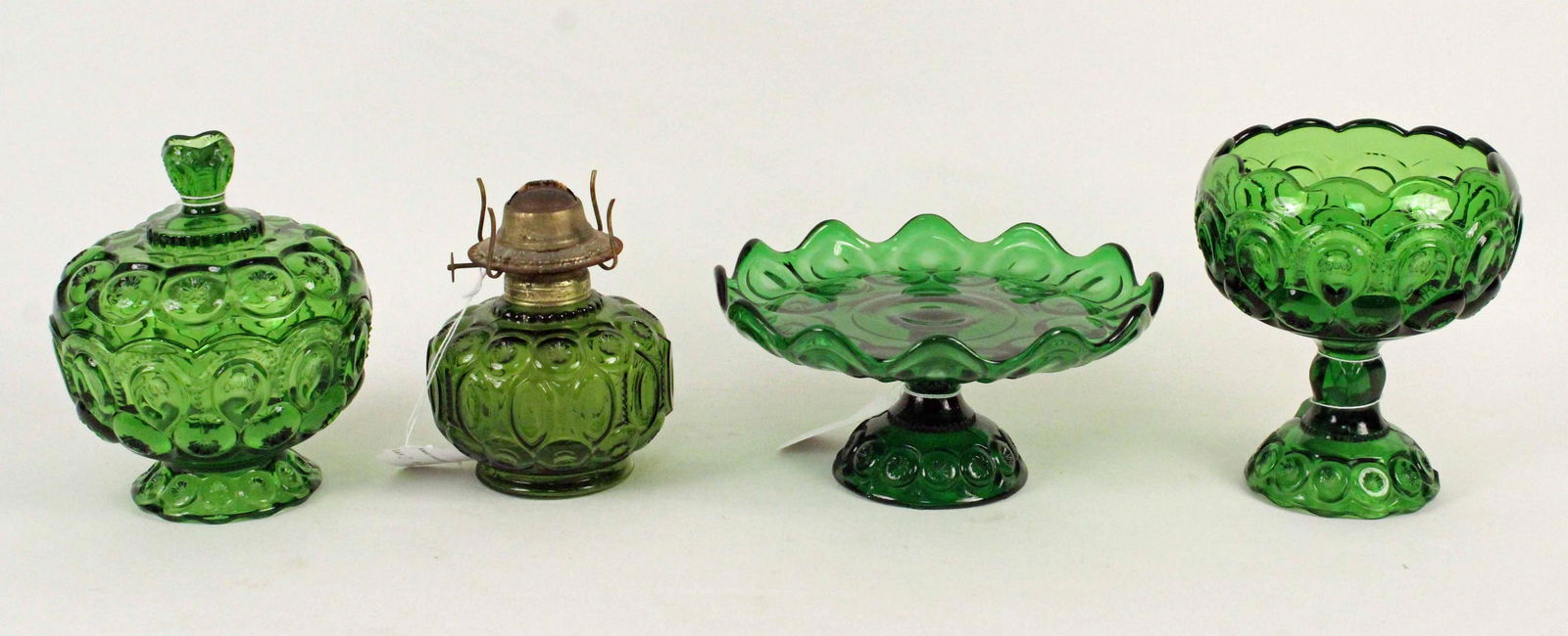 4 Pcs. of Green Moon & Star Dessert Tray, Etc. (1 of 3)