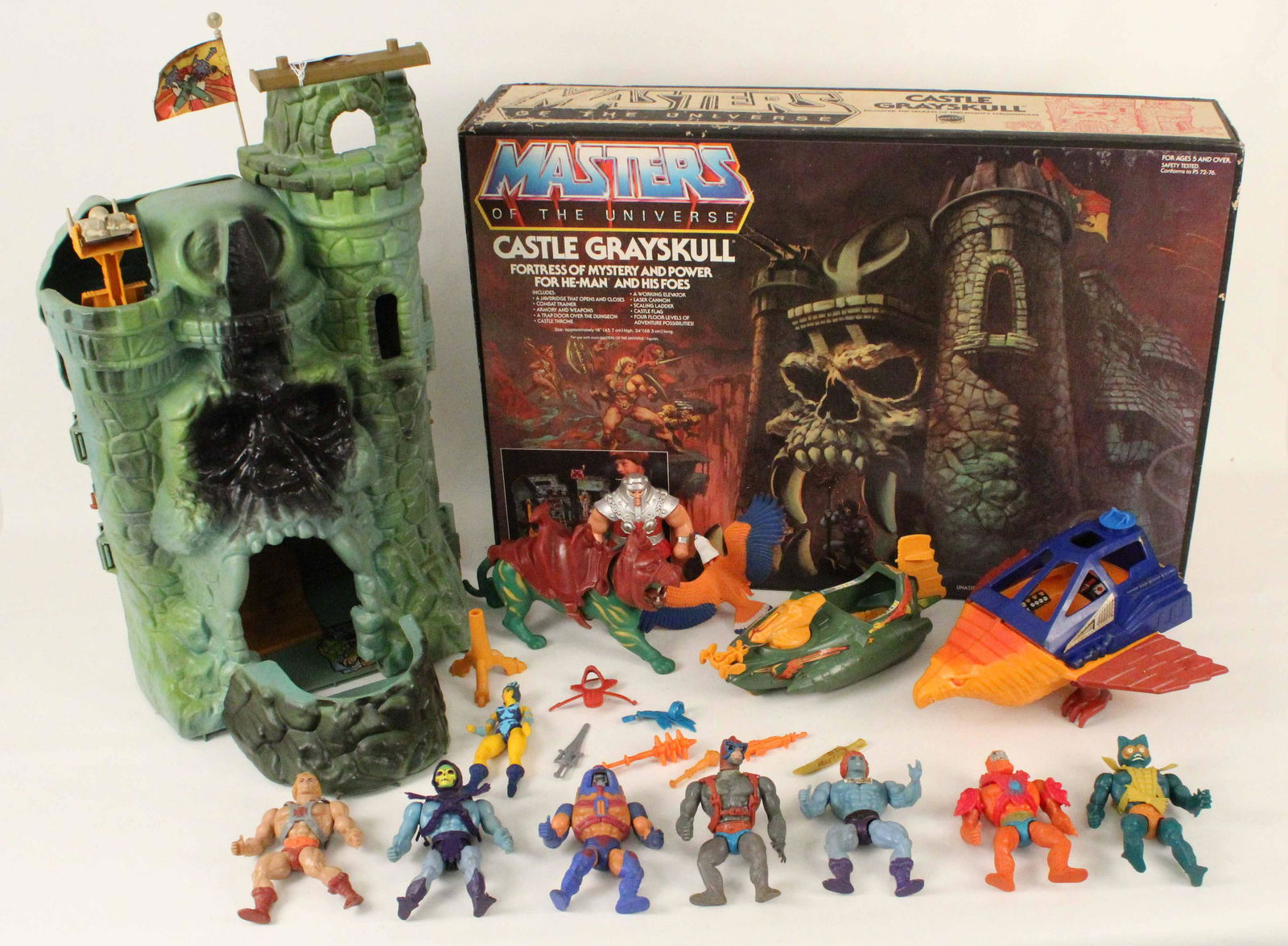 1983 MOTU Castle Grayskull Fortress, Original Box (1 of 9)