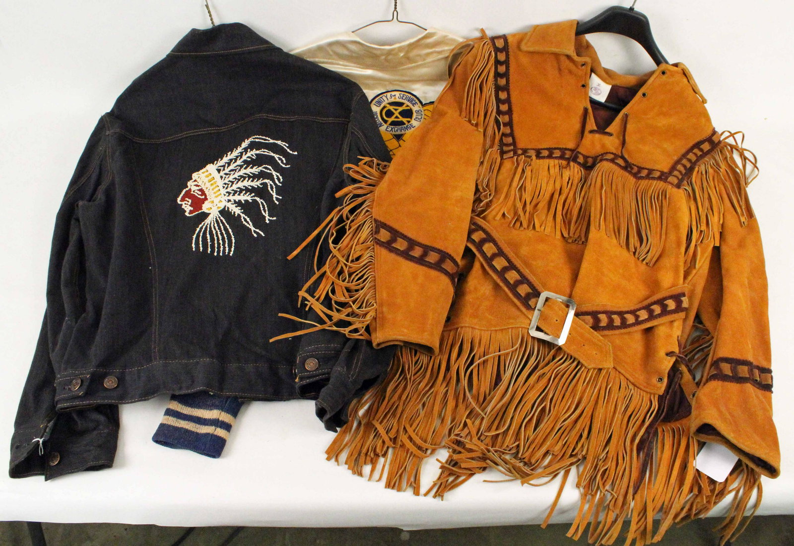 (3) Jackets Mr Leggs Denim, Leather & Golden Glove (1 of 7)