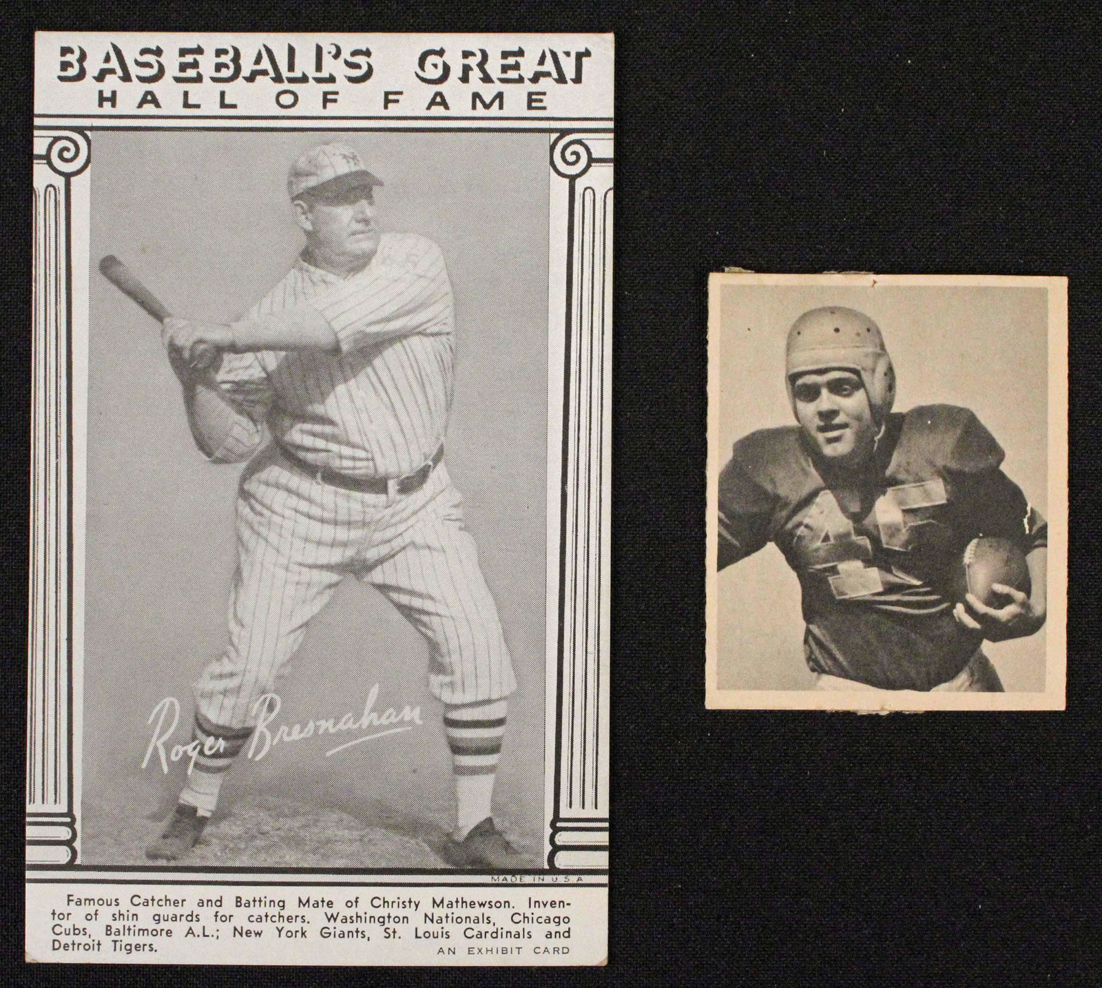 1948 Bresnahan HOF Baseball & Holovak Rookie Card (1 of 2)