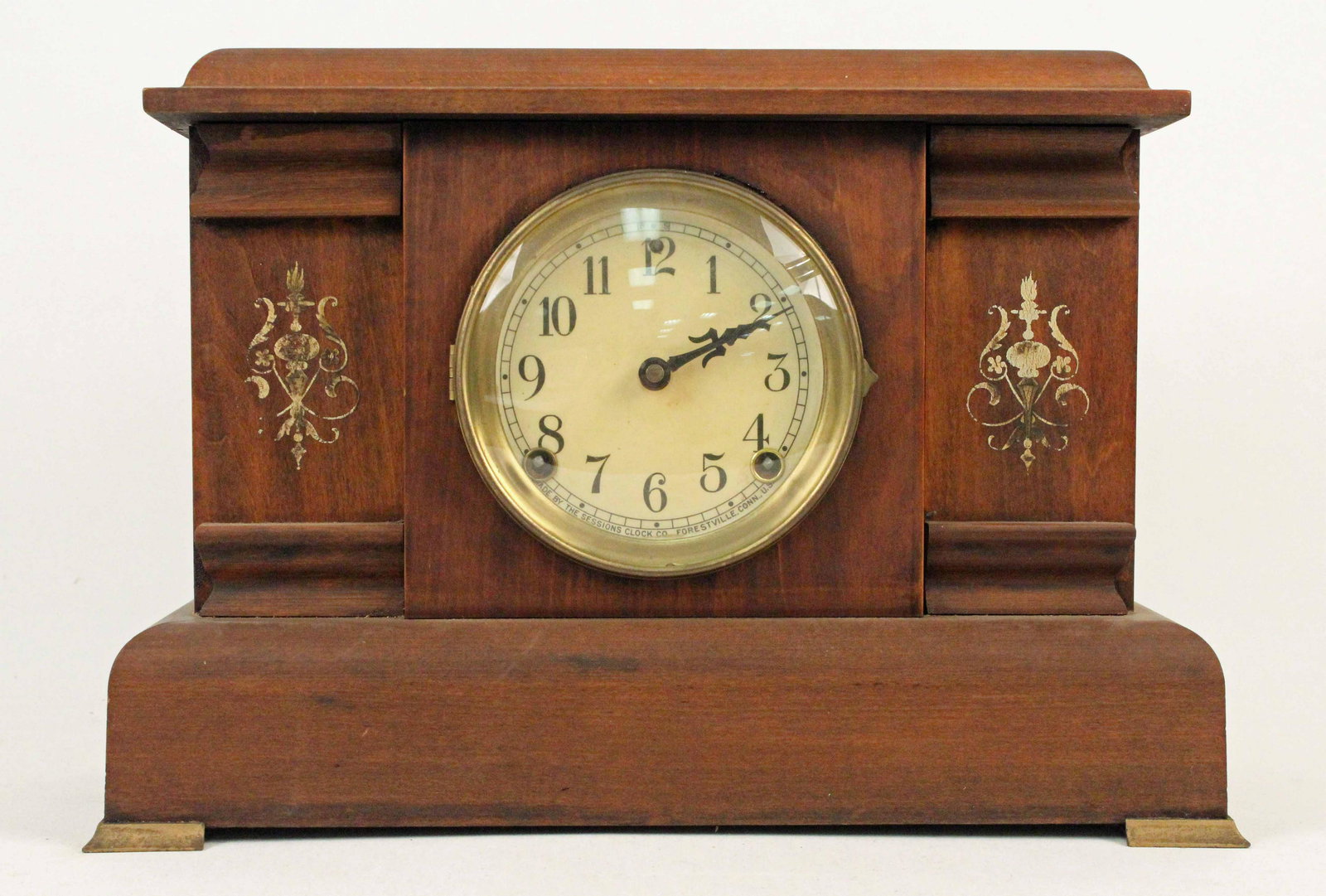 Sessions Mantle Clock w/ Walnut Finish (1 of 4)
