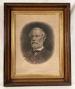 Robert E. Lee Memorial Engraved Portrait C. 1870