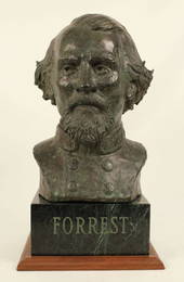 C. Runtsch (1923-2010) Nathan Bedford Forrest Bust