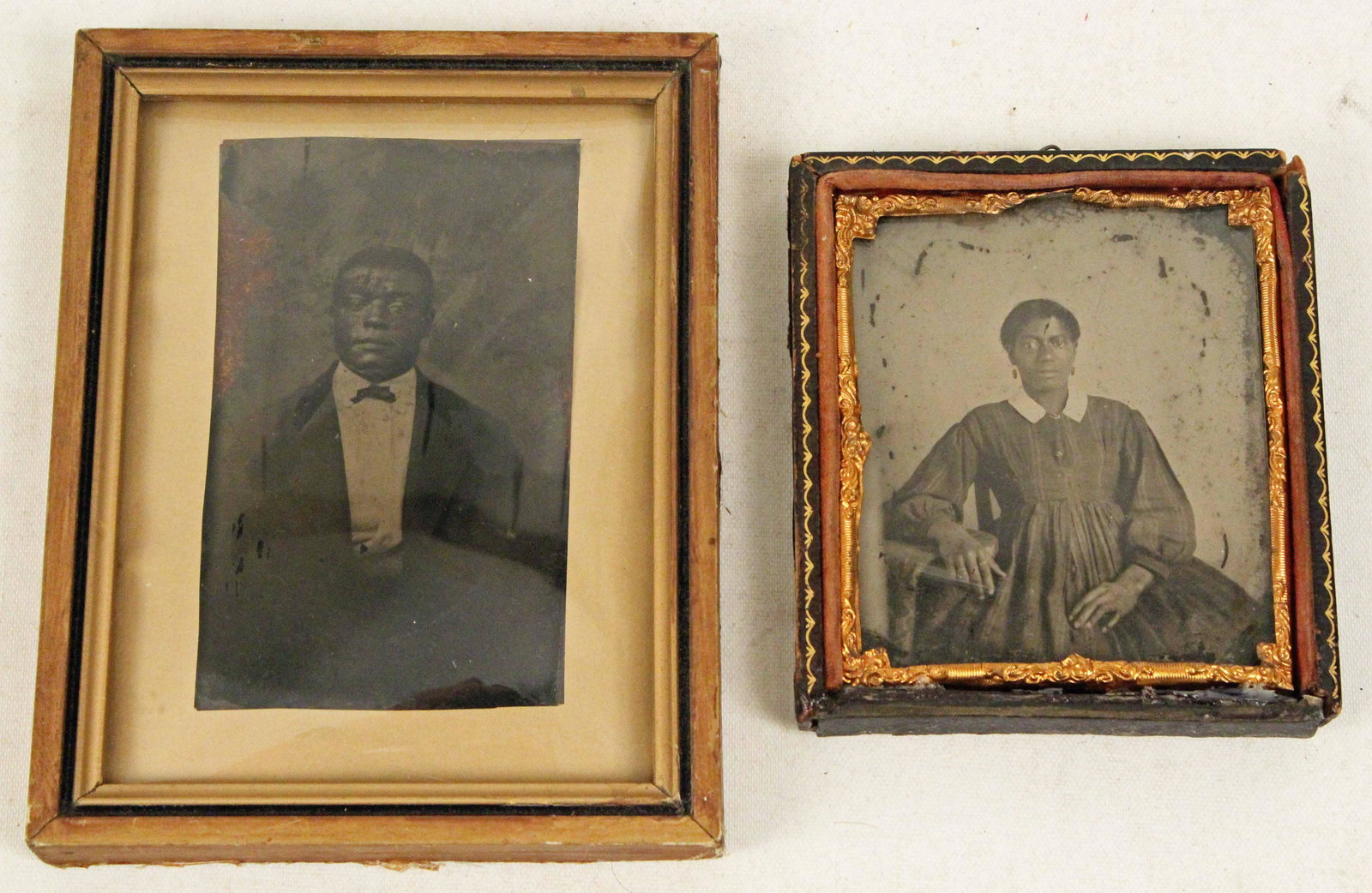 Two African American Images, Ambrotype & Ferrotype (1 of 3)