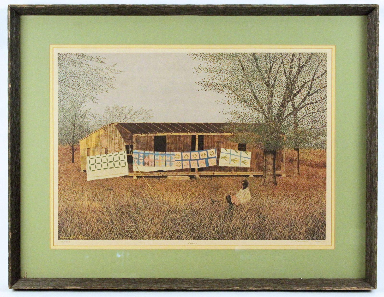 Carroll Cloar (1913-1994) "Quilts" Ltd. Lithograph (1 of 5)