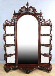 Rosewood Etagere Attrib. Alexander Roux C. 1850