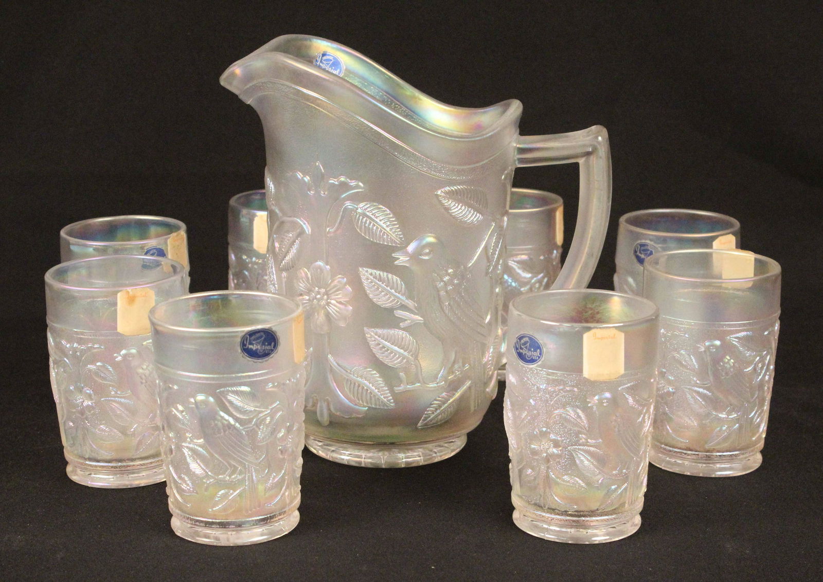 9 Pcs. of IG Robin White Carnival Water Set (1 of 4)