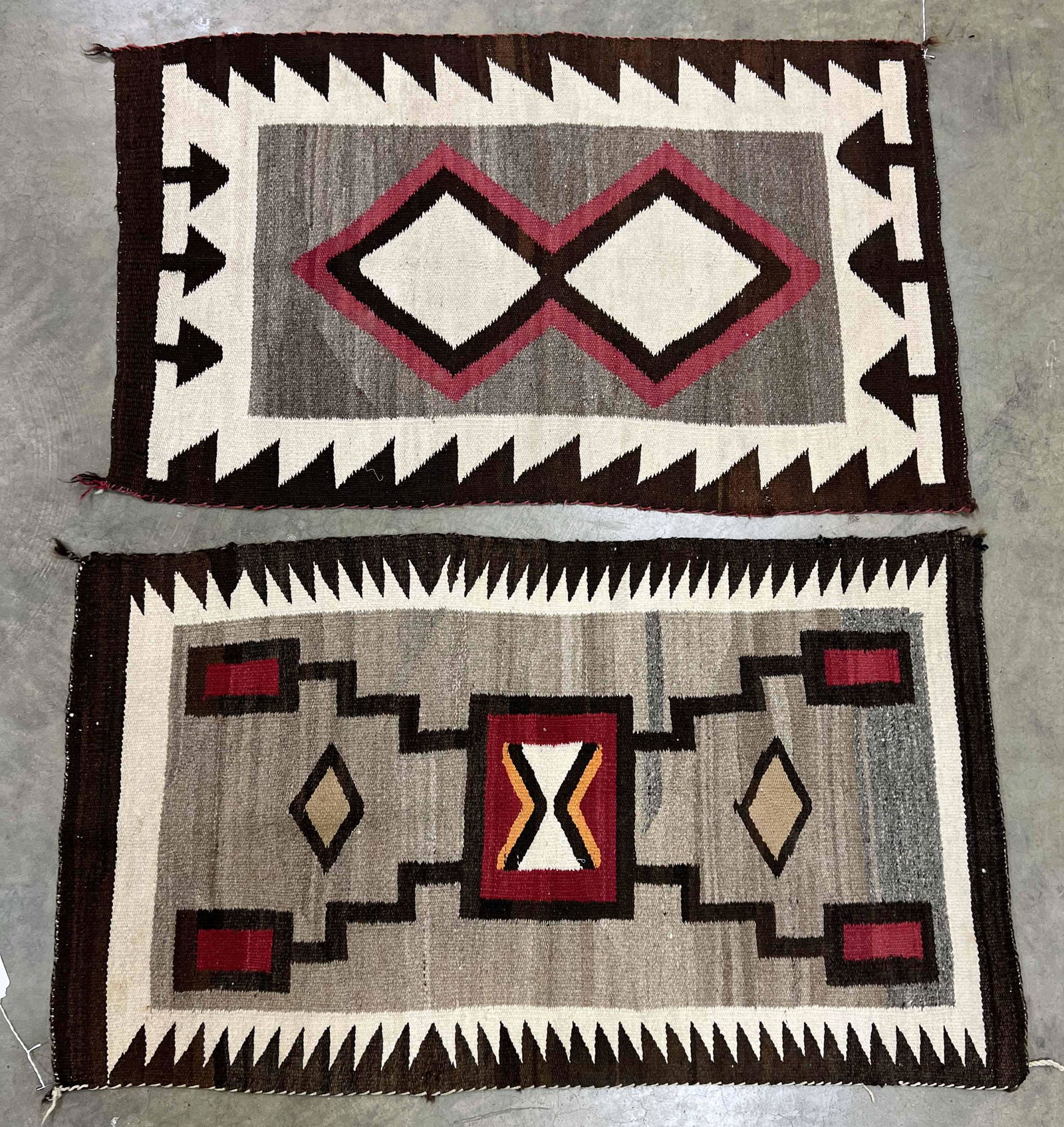 Two Circa 1950 Navajo Rugs (1 of 7)