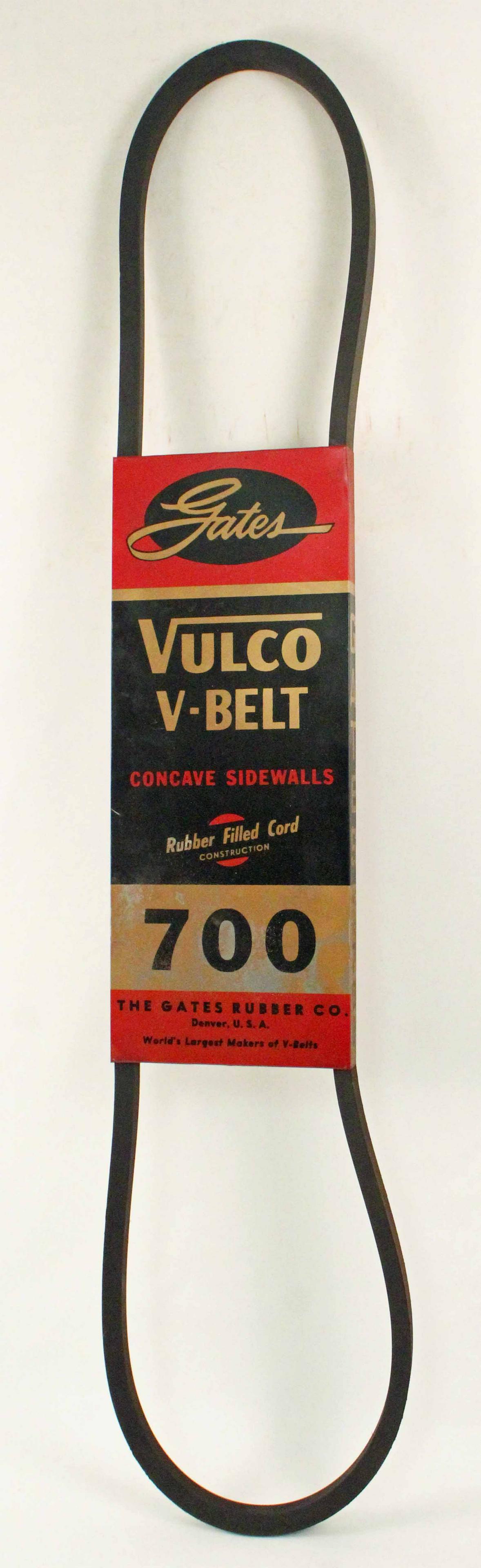 Automobilia Gates Vulco V-Belt 700 Tin Sign (1 of 4)