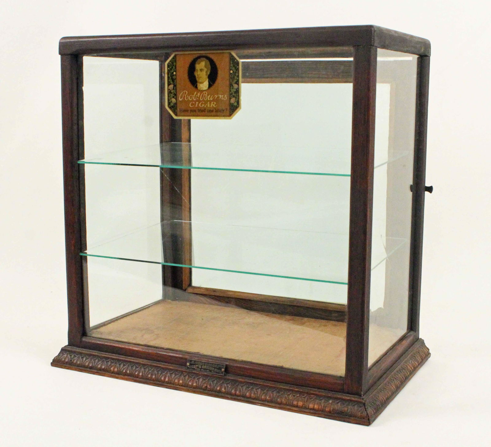L.E. West Gum Co, Oak Display Case w/ Cigar Label (1 of 6)