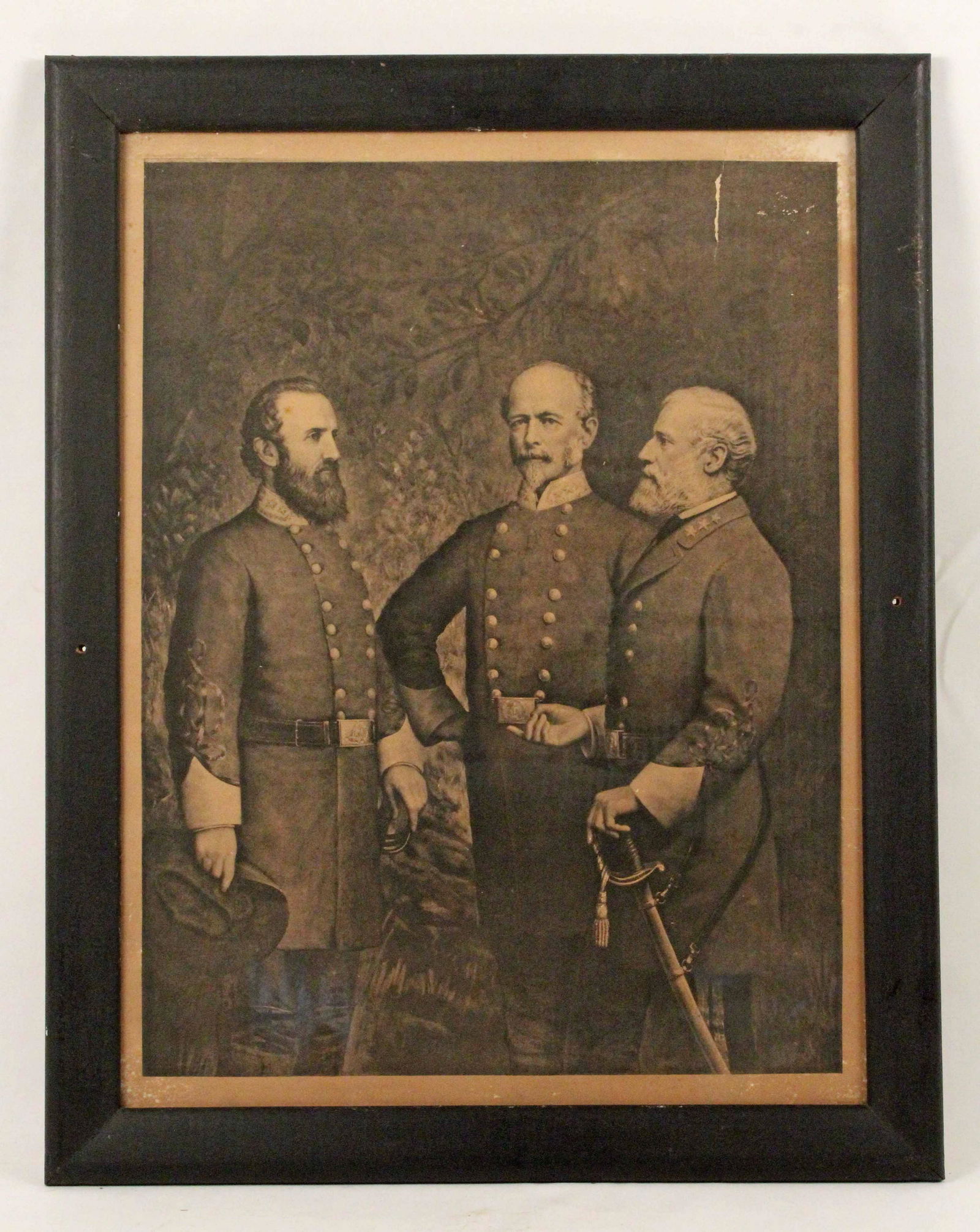 Generals Lee, Jackson and Johnston Engraving 1892 (1 of 5)
