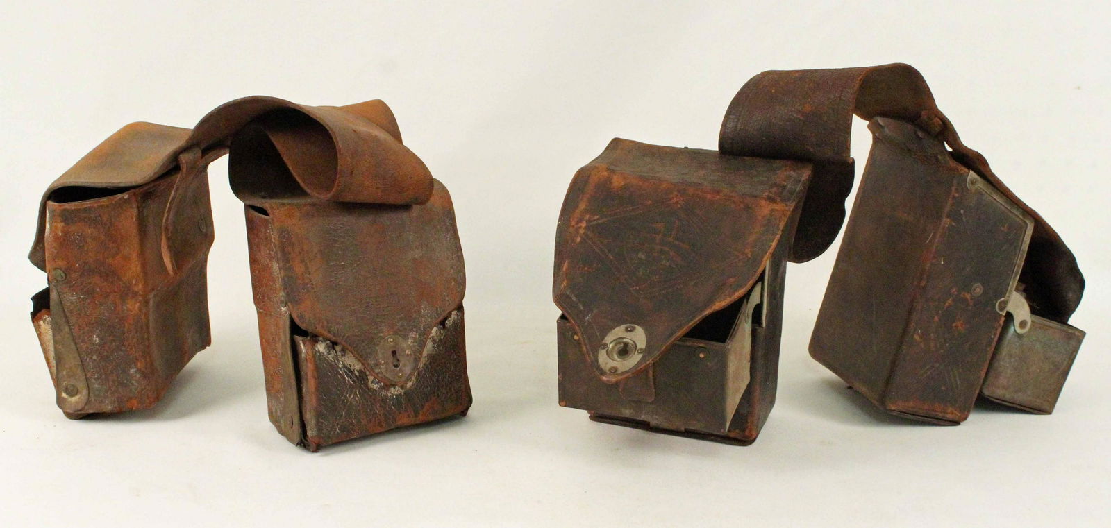 Elliot's & Stephens19th C. Medical Saddle Bags (1 of 11)