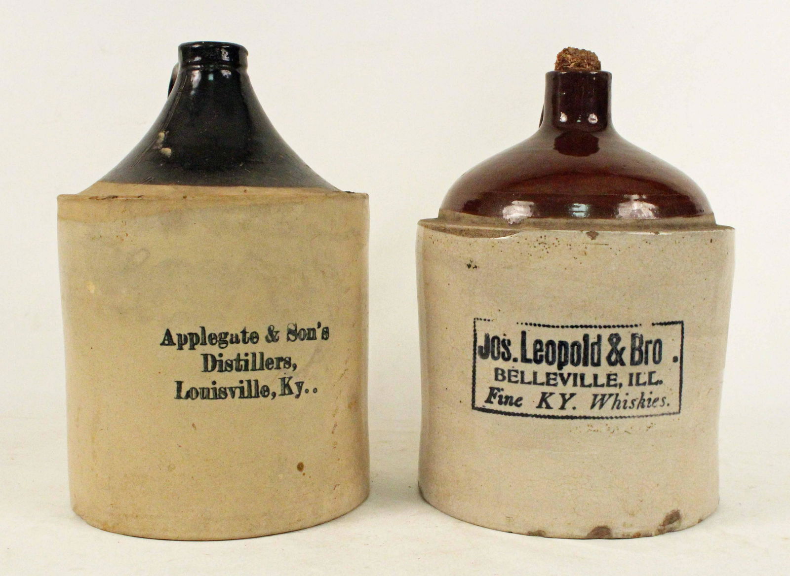 Two Kentucky Stoneware Whiskey Jugs (1 of 6)