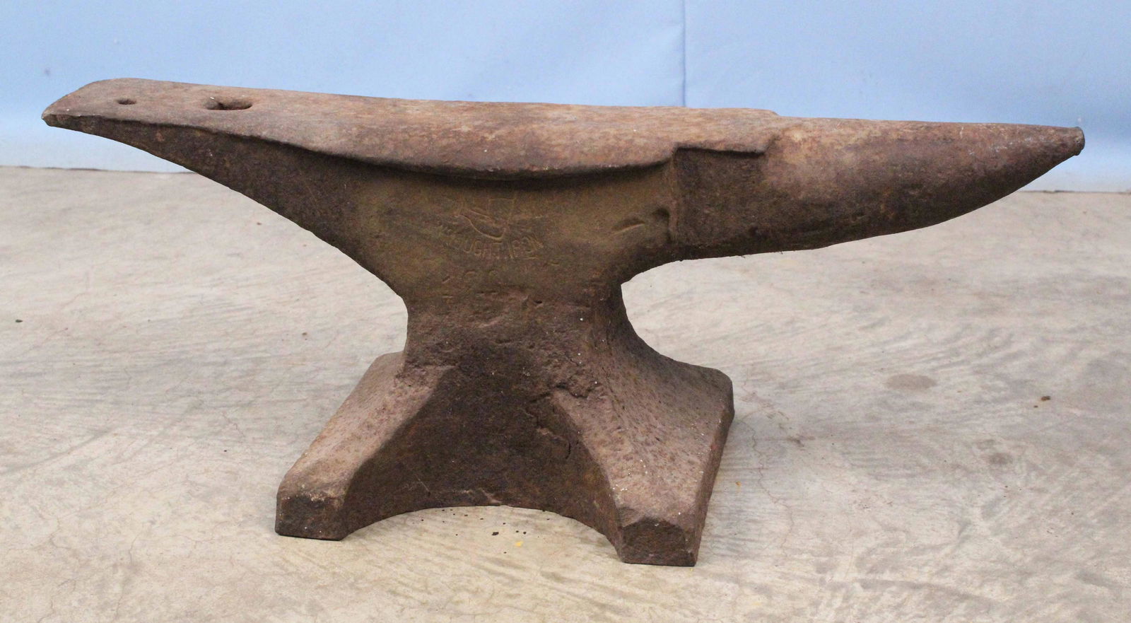 120 Lbs. Arm & Hammer Wrought Iron Anvil (1 of 5)