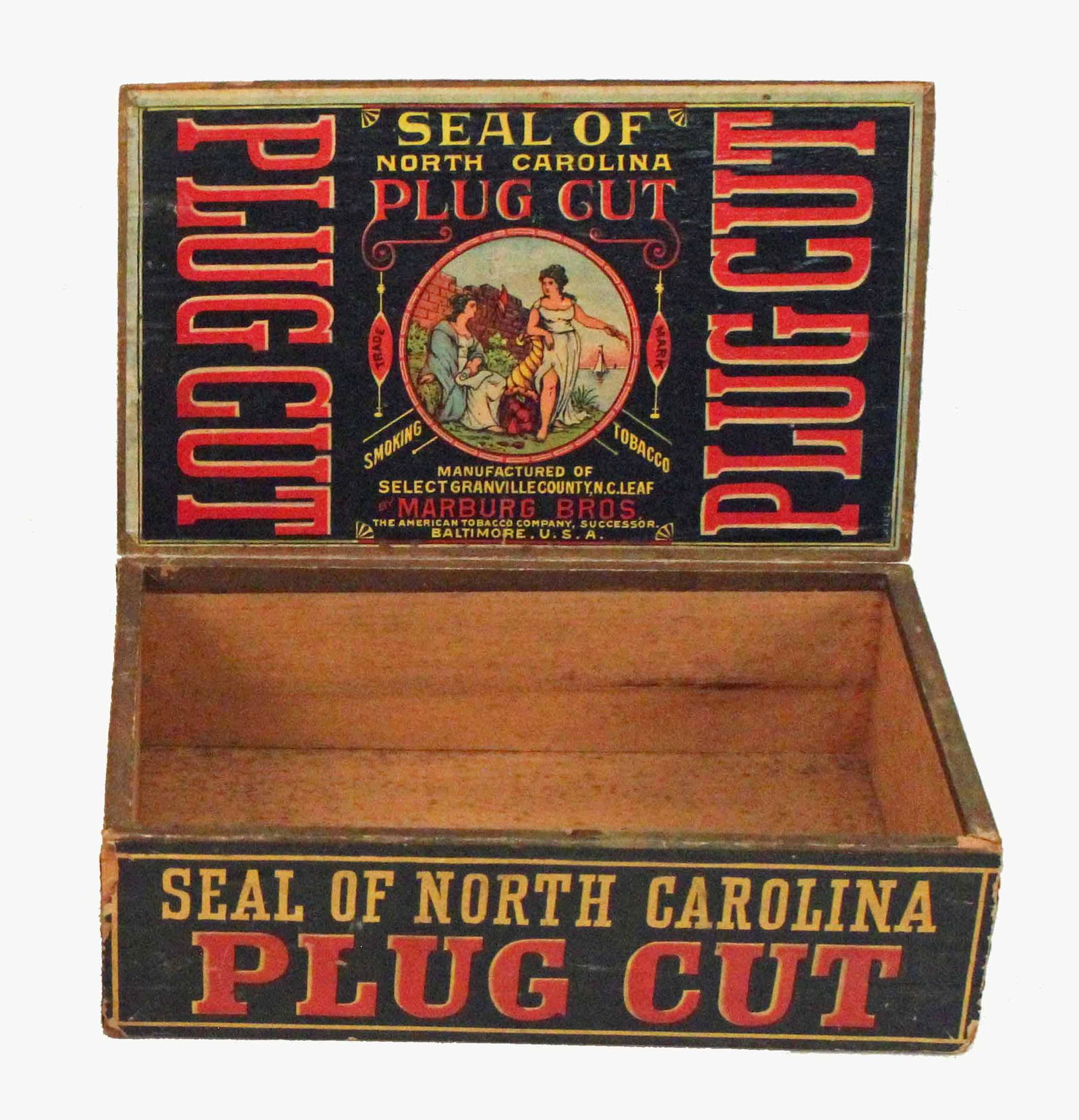 Seal of North Carolina Tobacco Box. (1 of 4)