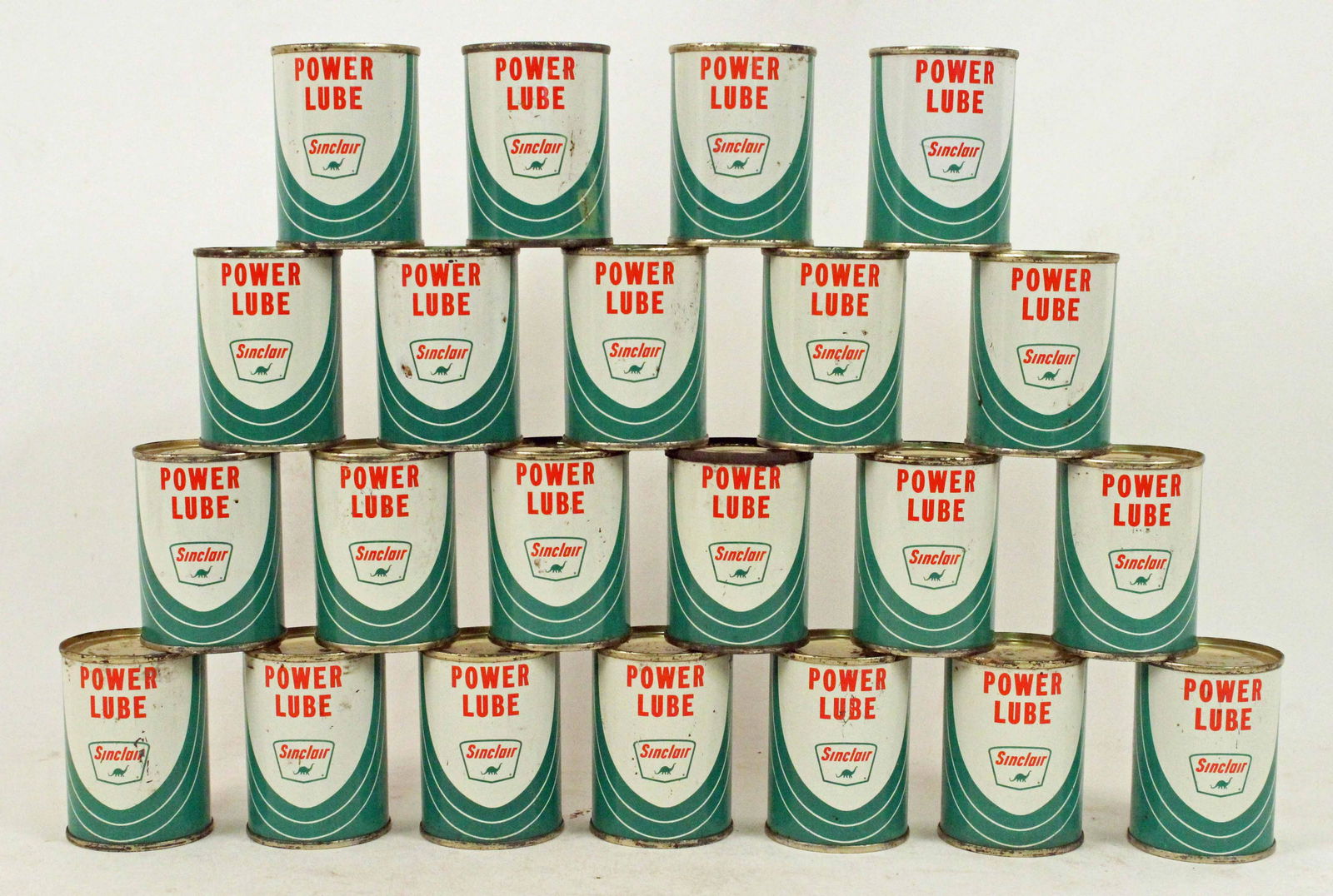 22 Sinclair Power Lube 4 Oz.. Cans, 1950's (1 of 4)