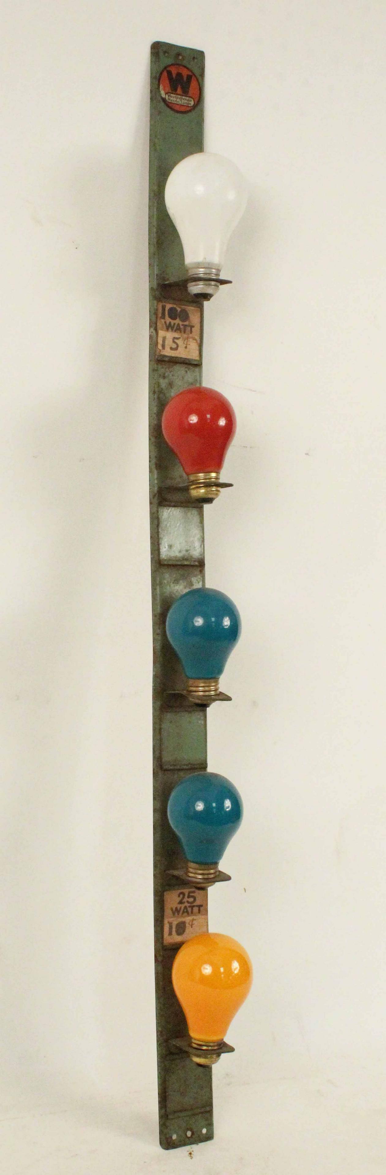 1940's Westing House Light Bulb Display (1 of 4)