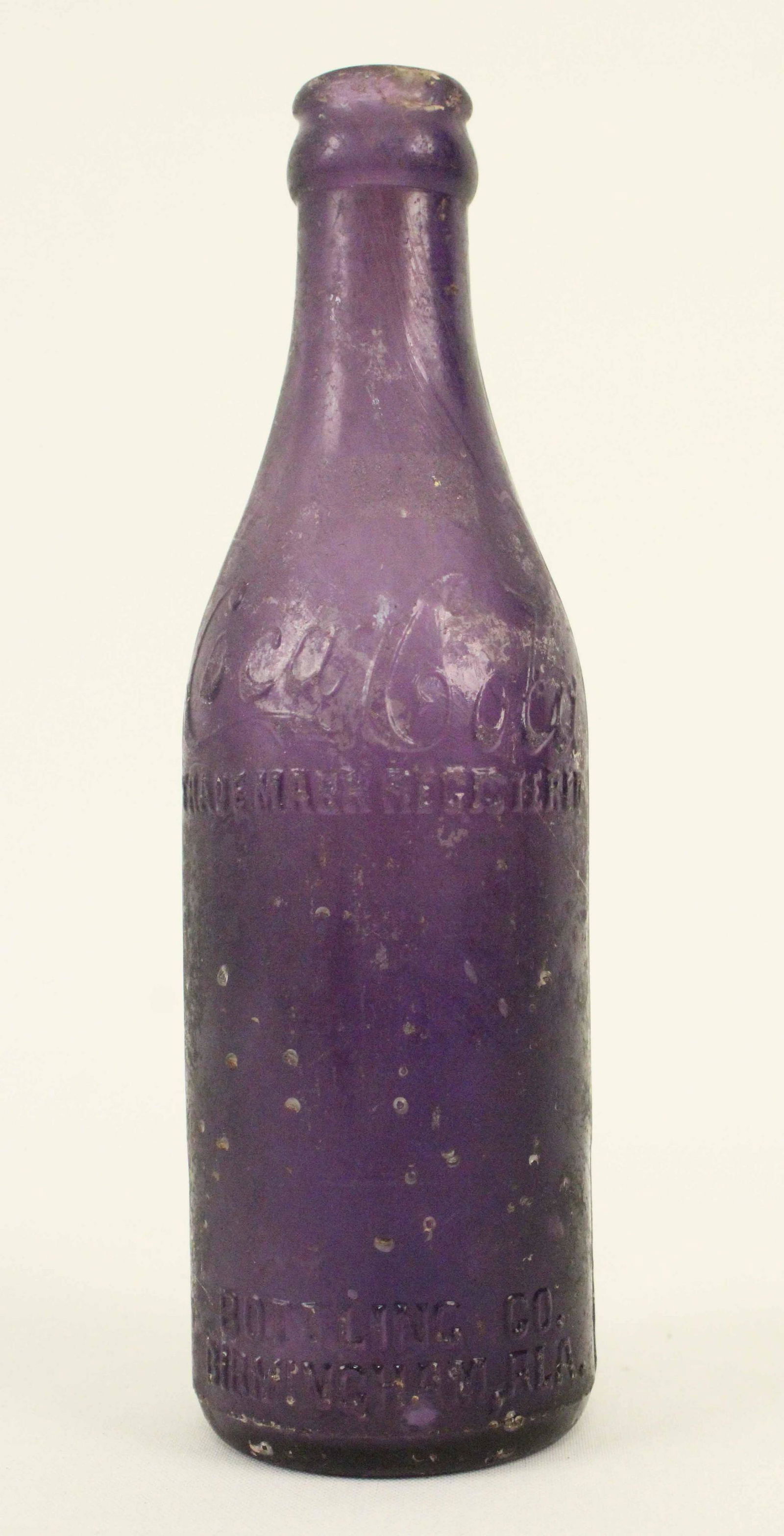 Birmingham Alabama Deep Amethyst Coca Cola Bottle (1 of 7)
