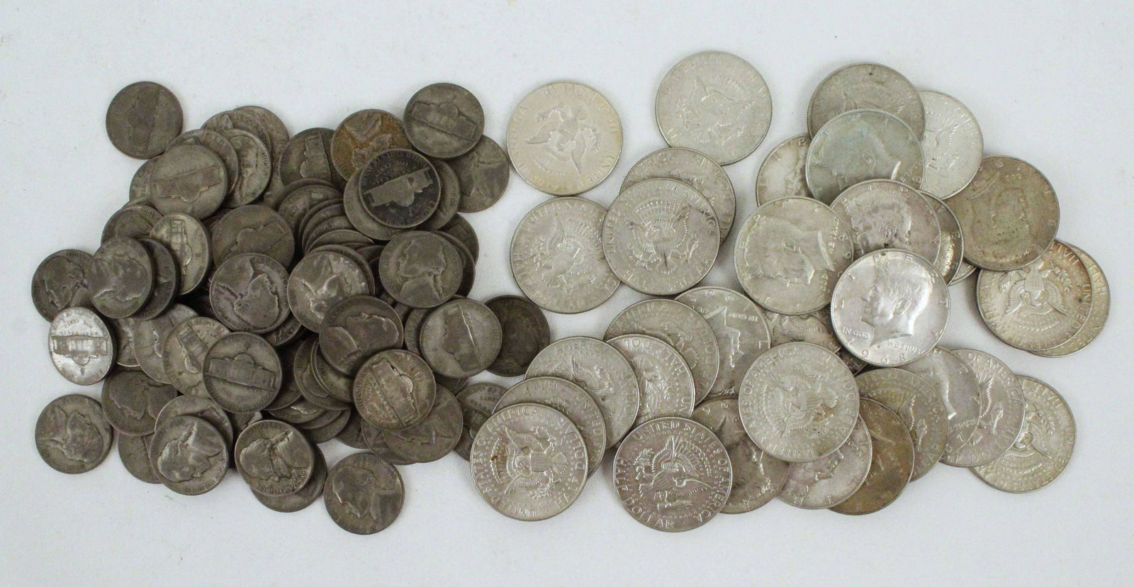 Kennedy Silver Clads & War Time Jefferson Nickels (1 of 3)