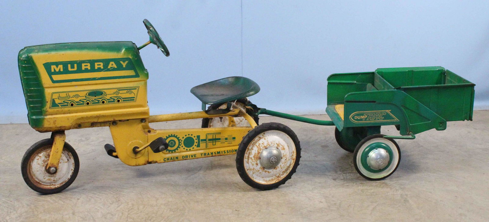 Murry Pedal Tractor & Dump Trac Trailer (1 of 6)