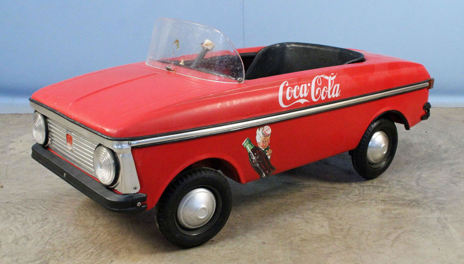 Russian Coca-Cola Red Metal Pedal Car (1 of 6)