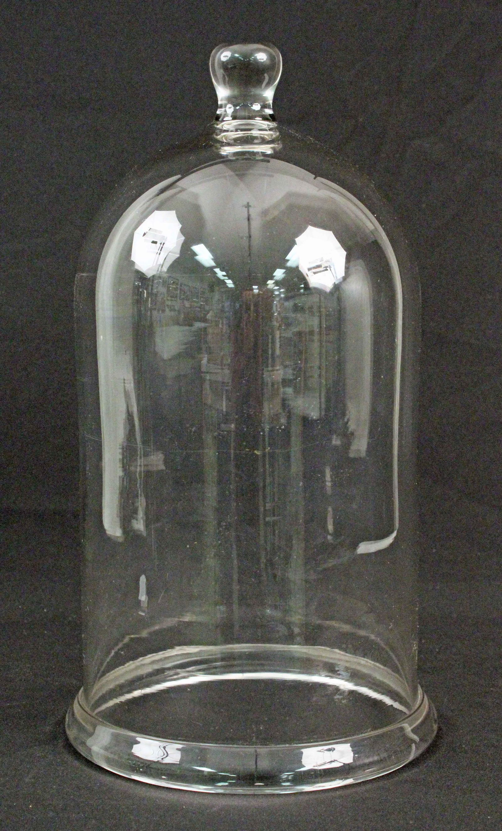 Hand Blown 17" Glass Cloche (1 of 3)