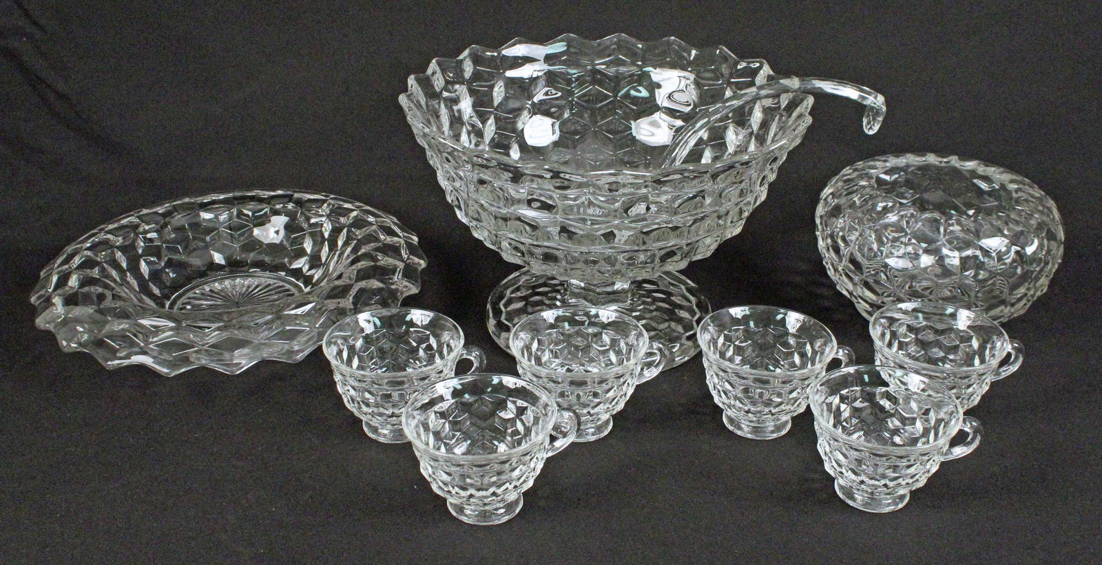 Fostoria American, Punch, Console & Rose Bowls (1 of 5)