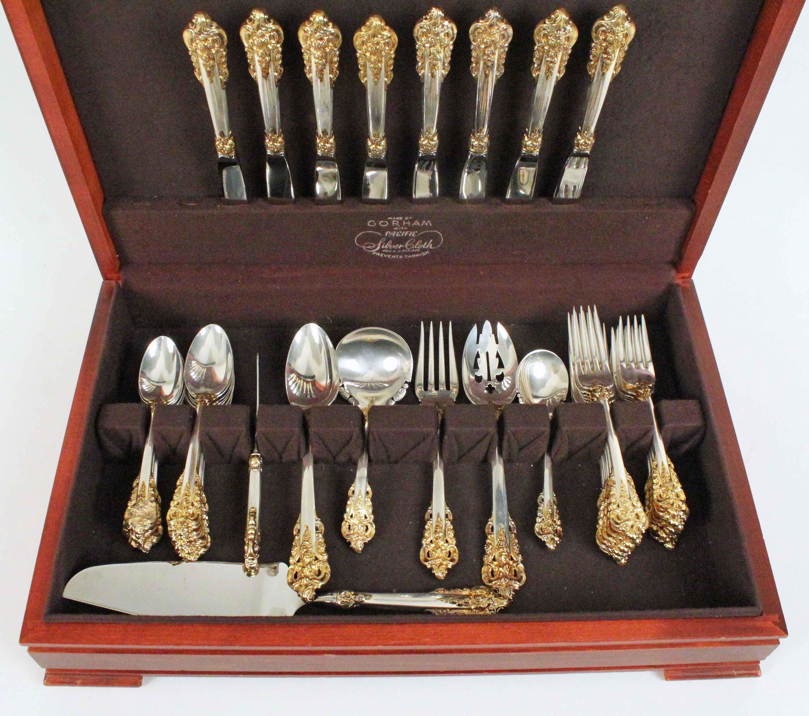 Wallace Golden Grande Baroque Sterling, 47 Pcs. (1 of 5)