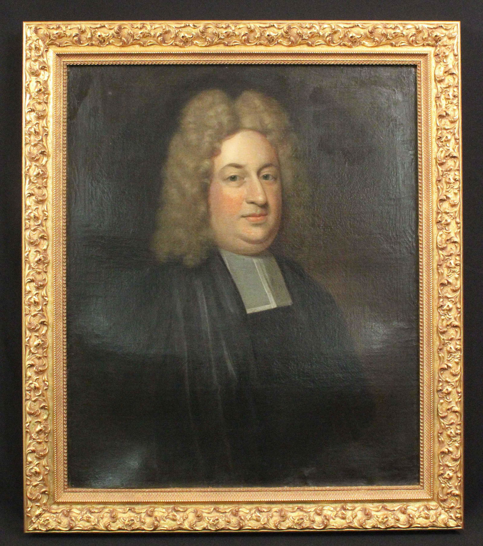 18th C. Clergyman O/C Portrait Painting (1 of 4)