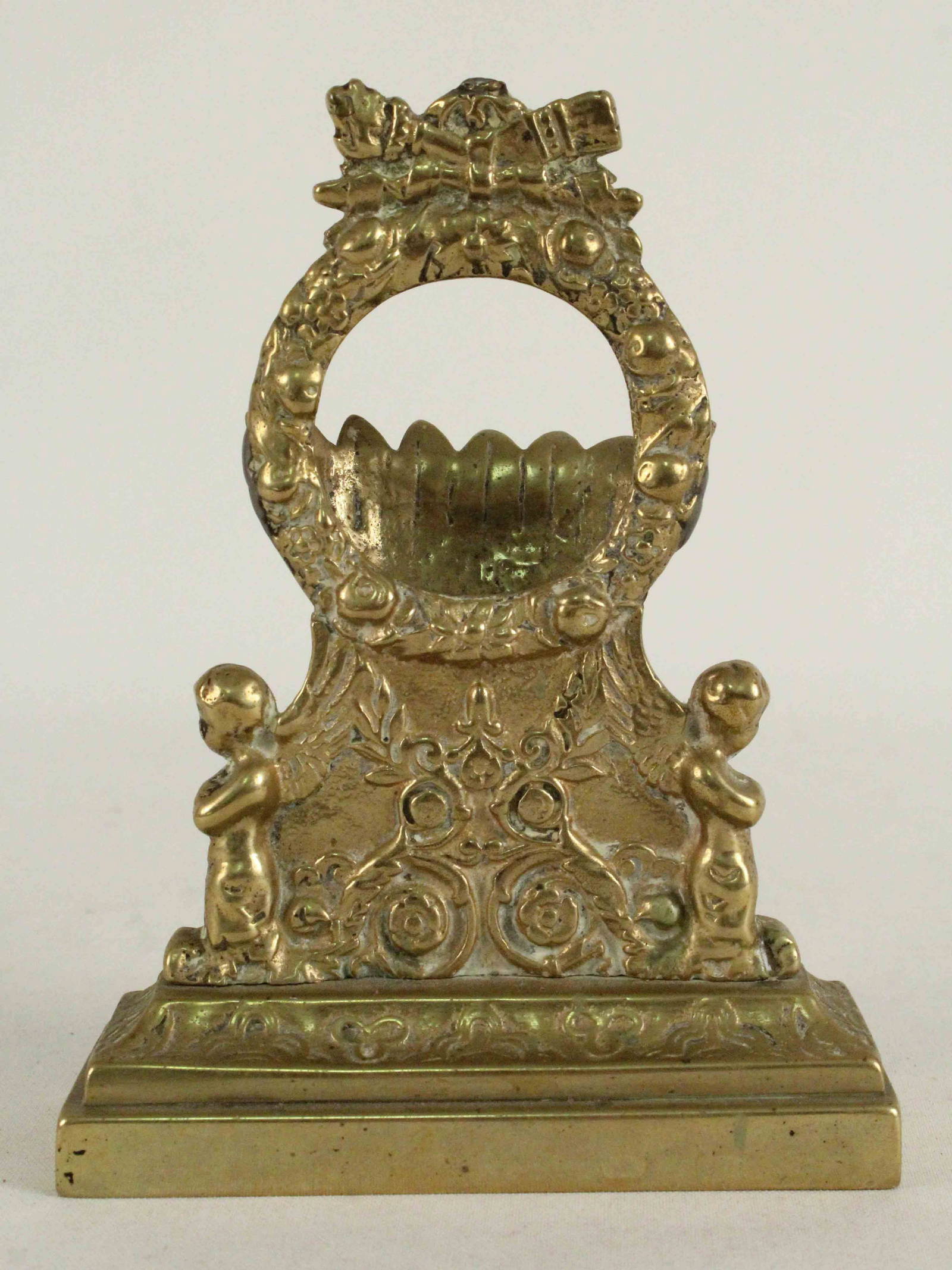 Antique Brass Pocket Watch Stand Auction