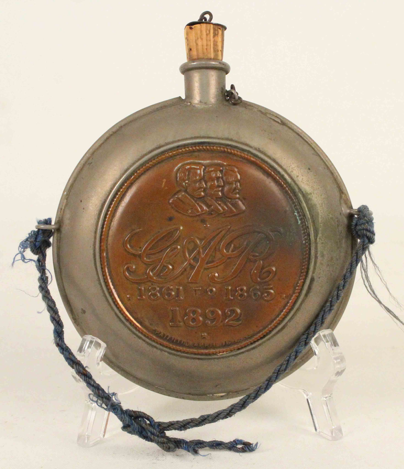 1892 GAR Souvenir Canteen 26th Annual (1 of 6)