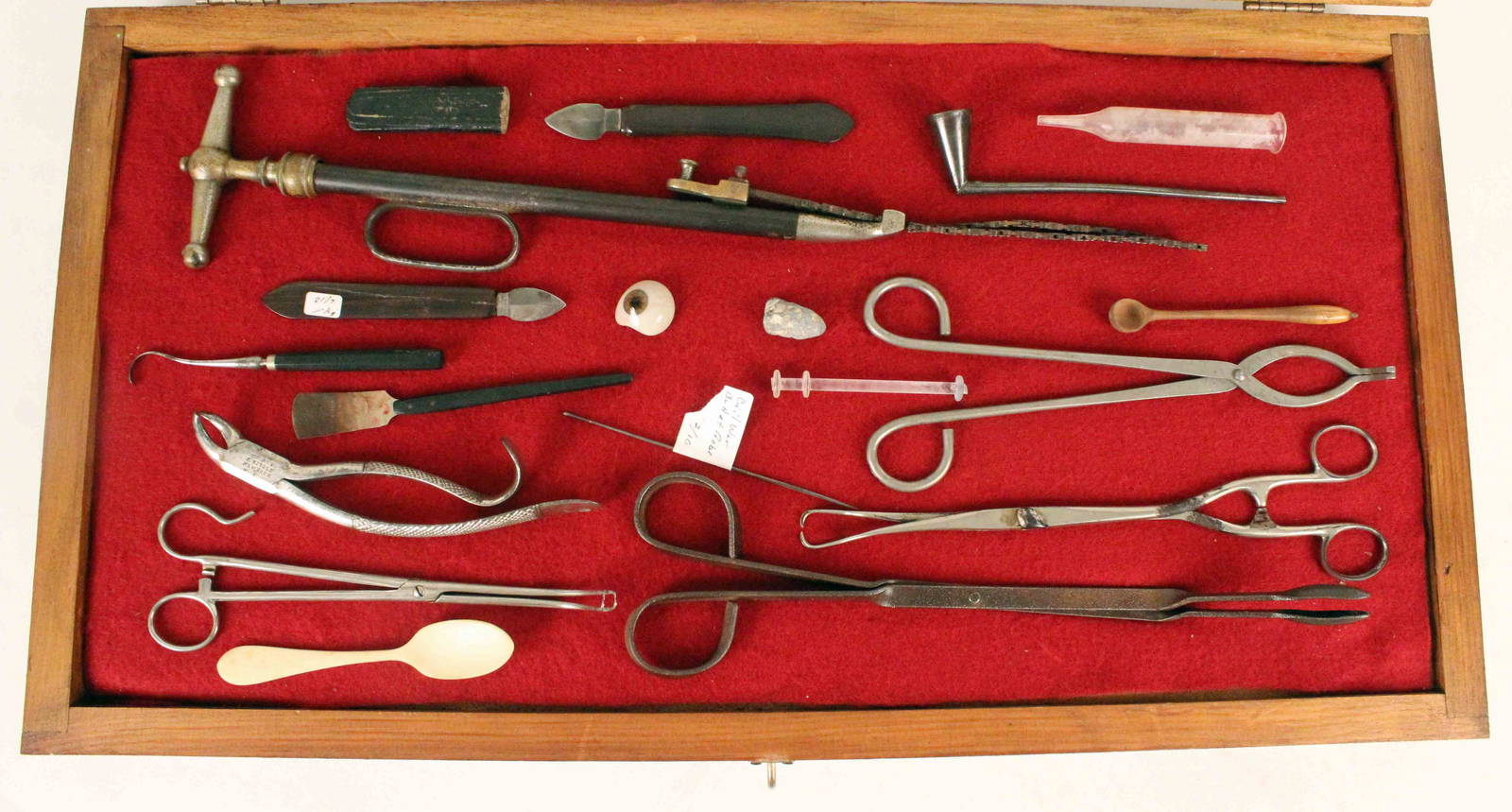 Case W/ Medical Tools, Civil War Early 20th. C. Auction