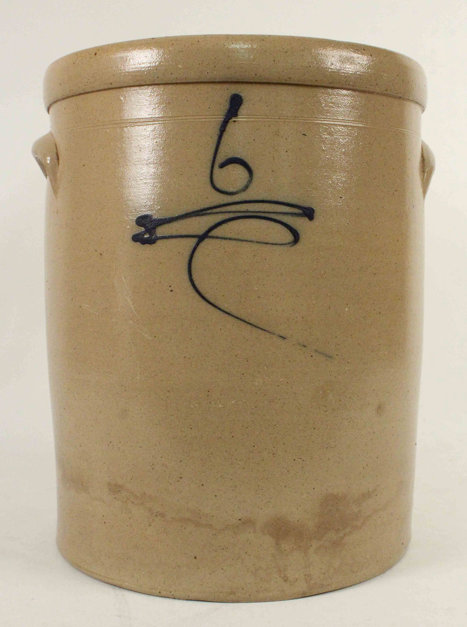 Six Gallon Stoneware Crock w/ Bee Sting (1 of 7)