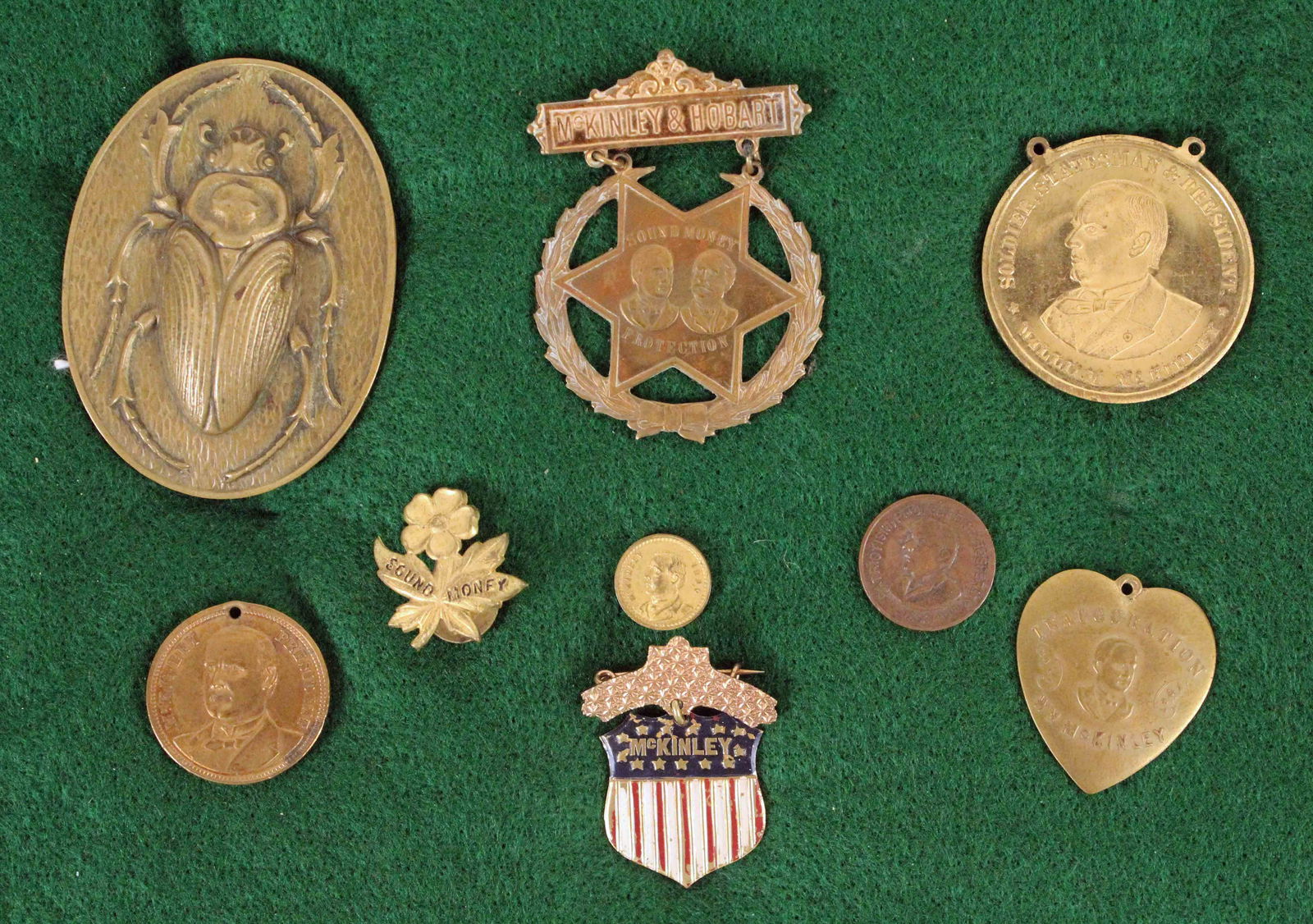 Group Of William Mckinley Political Items Auction