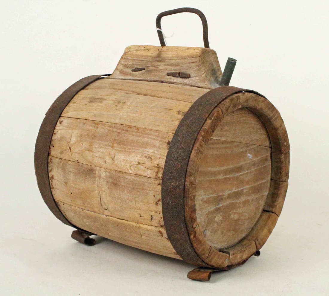 Revolutionary War Style Wooden Canteen (1 of 6)