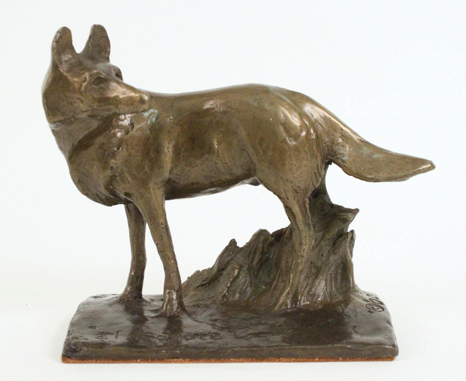 Bob Coffee (1933-2021) Bronze Coyote Sculpture (1 of 6)