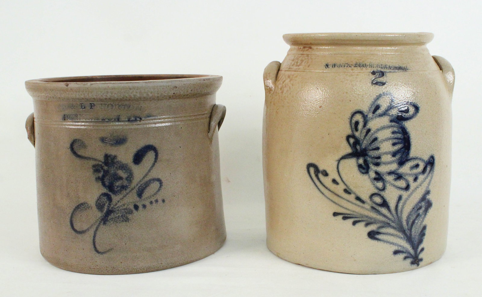 L.P. Norton and N. White 2 Gallon Crocks (1 of 9)