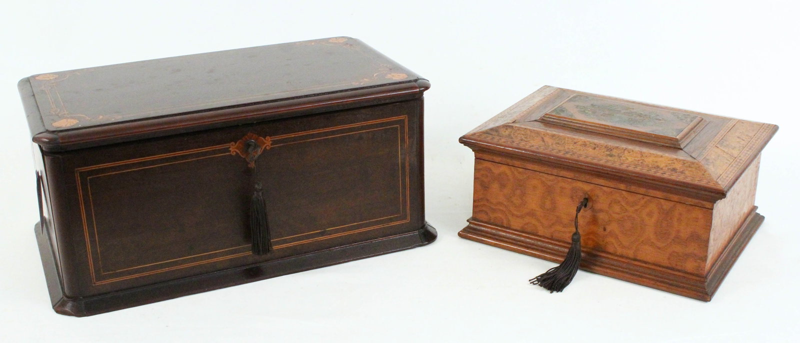 Two 19th Century Inlaid Jewelry Boxes (1 of 11)