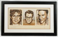 Ronnie Wood (1947) John, Buddy & Elvis I