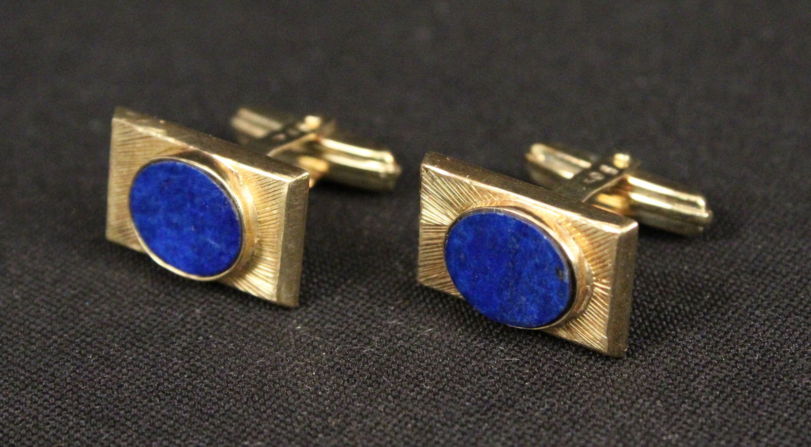 Pair of 14K Yellow Gold Men's Cufflinks (1 of 3)