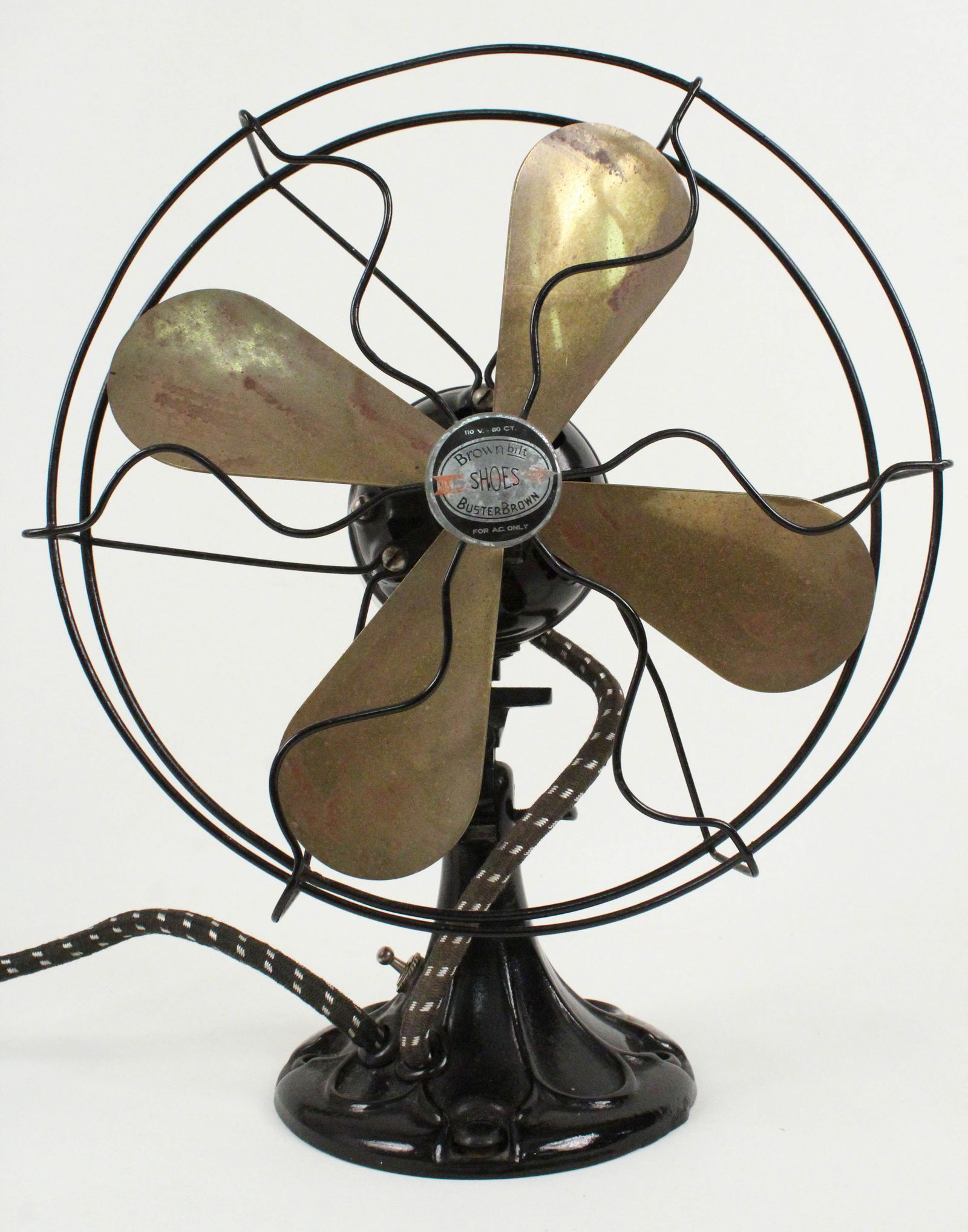Rare Buster Brown Electric Fan, Circa 1920 (1 of 4)