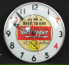 Dr. Pepper "Drink A Bite To Eat" Clock