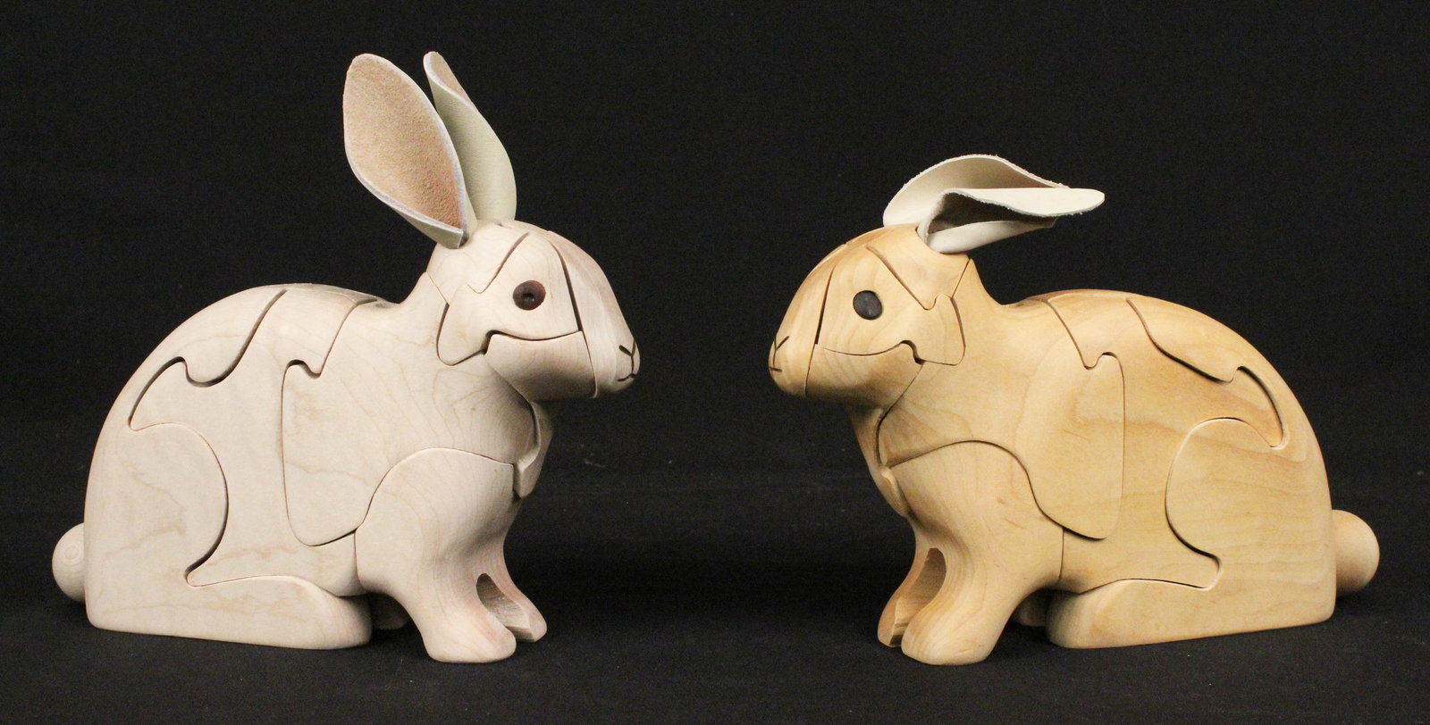 (2) Peter Chapman Maple Rabbit Puzzles (1 of 3)