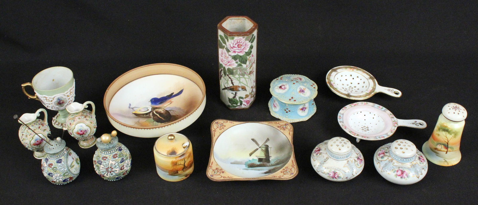 Group of (15) Hand Painted Nippon Porcelain (1 of 6)
