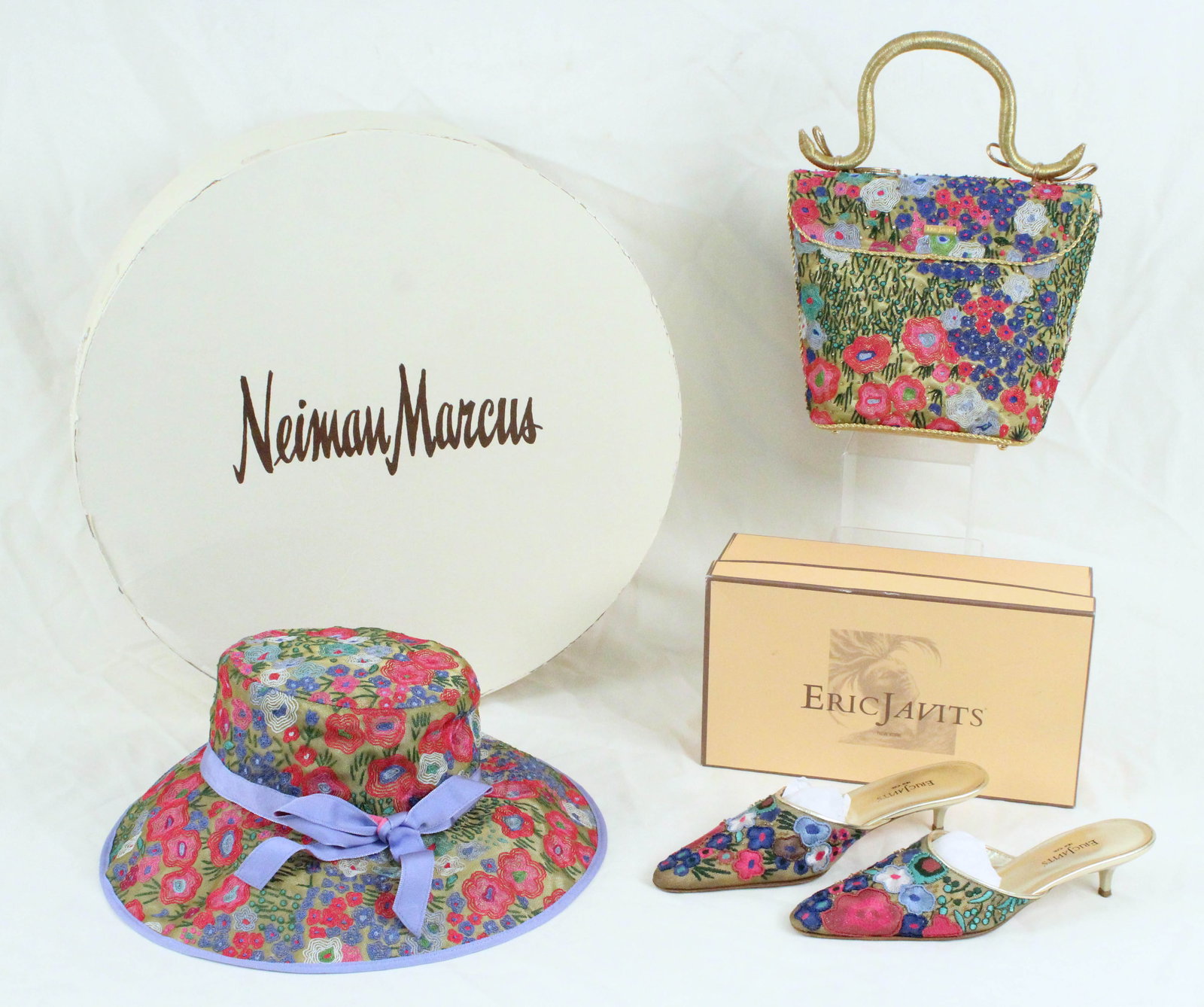Eric Javits Poppy Purse, Shoes & Hat (1 of 13)